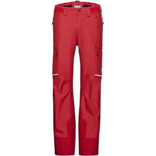 Mammut ski school hs pants rosso 48 / regular uomo