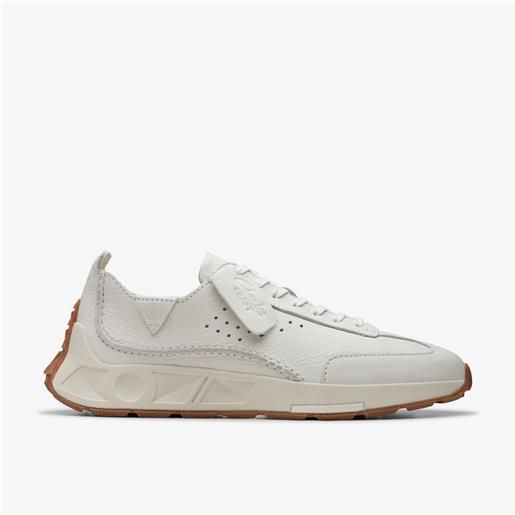 Clarks craft speed white leather