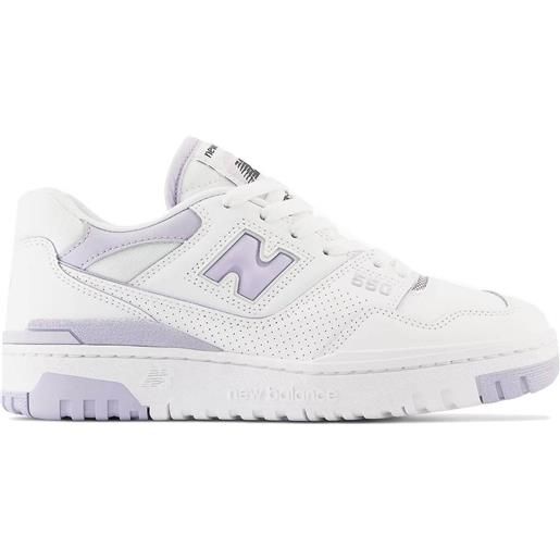 New Balance sneakers 550 white/lilla