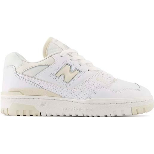 New Balance sneakers 550 bianche e beige