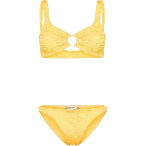 PARAMIDONNA bikini irina con effetto stropicciato - giallo