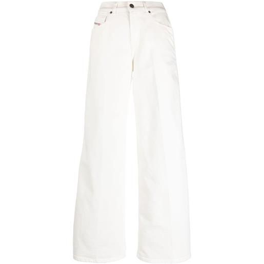 Diesel jeans a gamba ampia - bianco