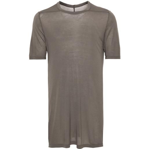 Rick Owens t-shirt level girocollo - grigio