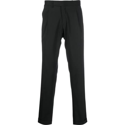 Briglia 1949 pantaloni con chiusura decentrata - nero