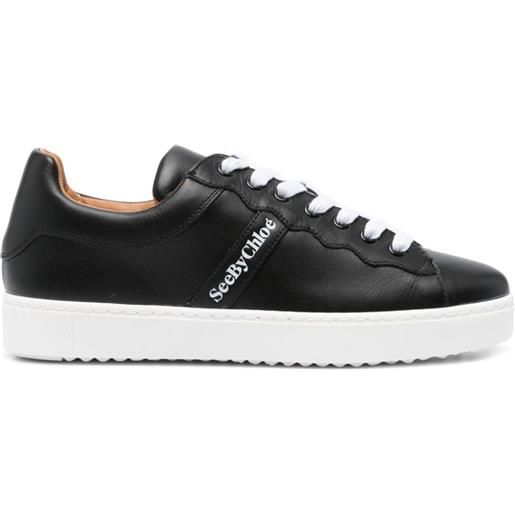 See by Chloé sneakers con stampa - nero