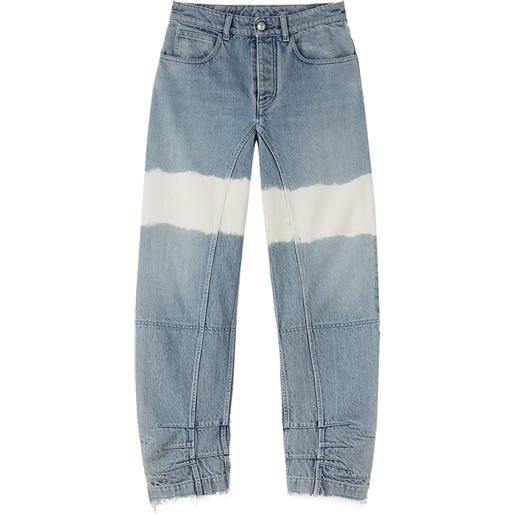 Jil Sander jeans con design color-block - blu