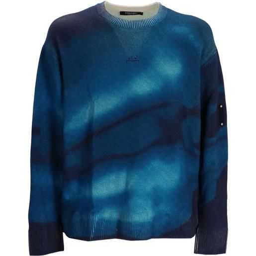 A-COLD-WALL* maglione con effetto sfumato - blu