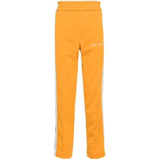 Palm Angels pantaloni sportivi con dettaglio a righe - arancione