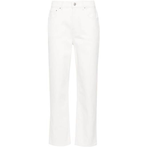 Claudie Pierlot jeans dritti a vita alta - bianco