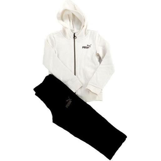 PUMA ess+ bronze fz hooded suit fl g jr. - white [27202]