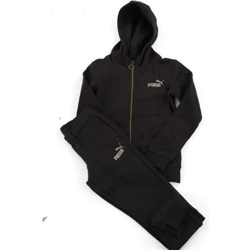 PUMA ess+ bronze fz hooded suit fl g jr. - black [24214]