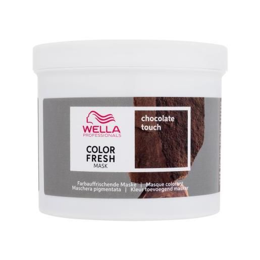 Wella Professionals color fresh mask maschera colorante e curativa per capelli 500 ml tonalità chocolate touch per donna