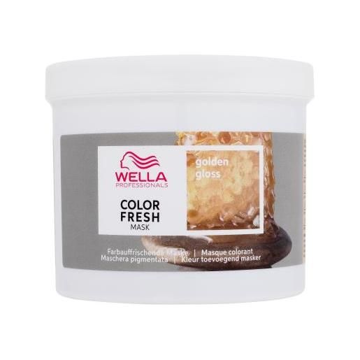 Wella Professionals color fresh mask maschera colorante e curativa per capelli 500 ml tonalità golden gloss per donna