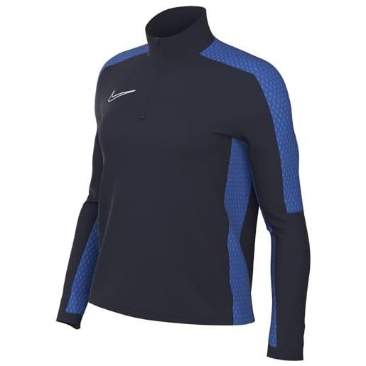 Nike donna maglia a maniche lunghe w nk df acd23 dril top, grigio lupo/nero/bianco, dr1354-012, 2xl