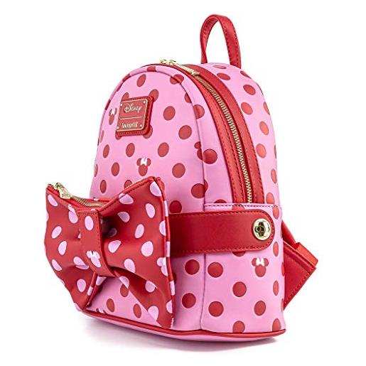 Loungefly - mini sac a dos disney - minnie mouse pink bow - 0671803355736, multicolore