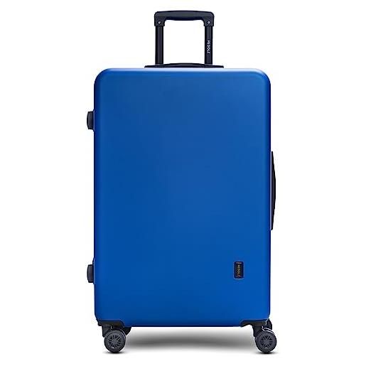 REDOLZ essentials 09 valigie rigide donna/uomo | trolley leggero 51 x 29 x 79 cm - materiale abs di alta qualità | 4 rulli doppi e serratura tsa