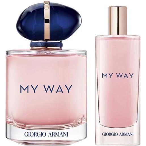 Giorgio Armani my way - edp 90 ml (ricaricabile) + edp 15 ml