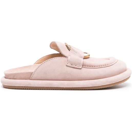 Moncler mules bell - rosa