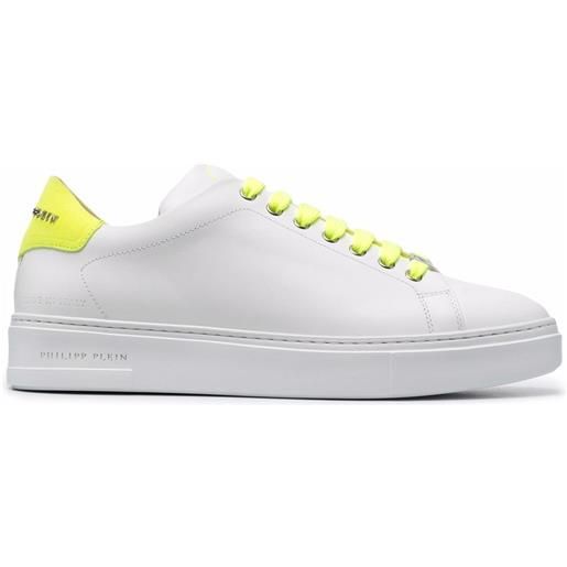 Philipp Plein sneakers con design color-block - bianco