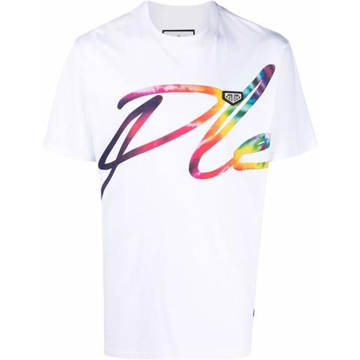 Philipp Plein t-shirt con logo - bianco