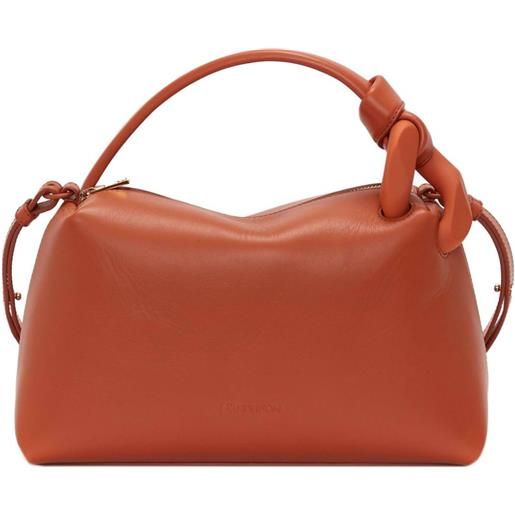 JW Anderson borsa tote jwa corner - marrone