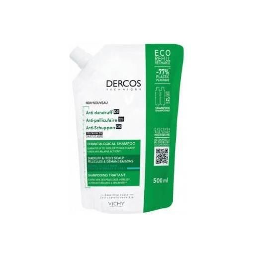 Vichy dercos eco ricarica shampoo anti forfora 500 ml