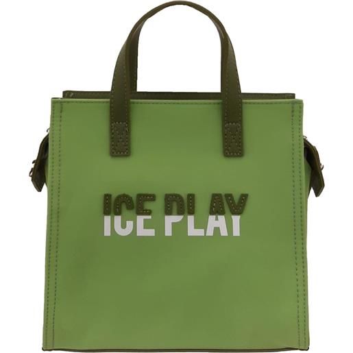 Ice play borsa a mano piccola colore verde