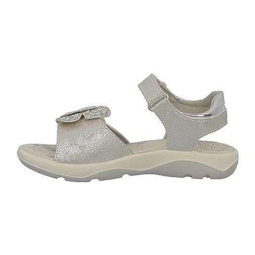 Lurchi 74l2003002, sandali bassi bambina, argento, 26 eu
