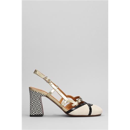 Chie Mihara sandali mazael in pelle beige