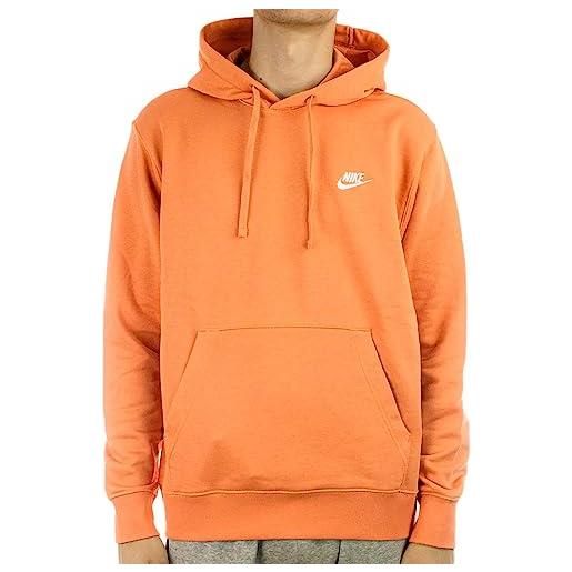 Nike felpa sportswear club orange men l non definito arancio