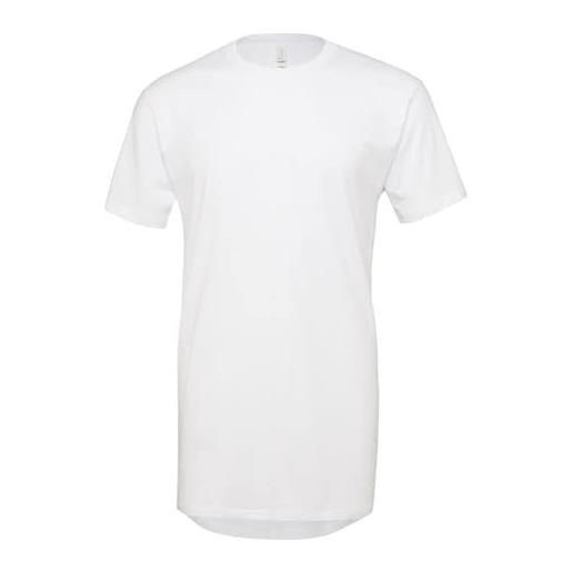 COOZO unisex maglietta urbana a corpo lungo - bianco - 2xl