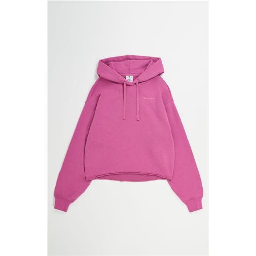 CHAMPION felpa c/cap CHAMPION felpa hooded custom fit w rosa