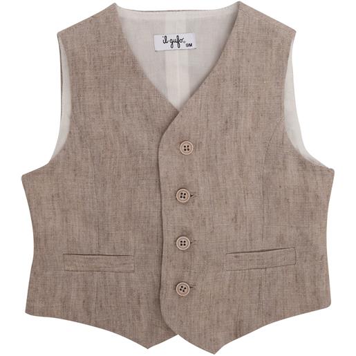 IL GUFO gilet effetto mélange