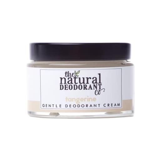 The natural deodorant co. , crema deodorante delicata non profumata tangerine (55 g), certificata cruelty-free e vegan