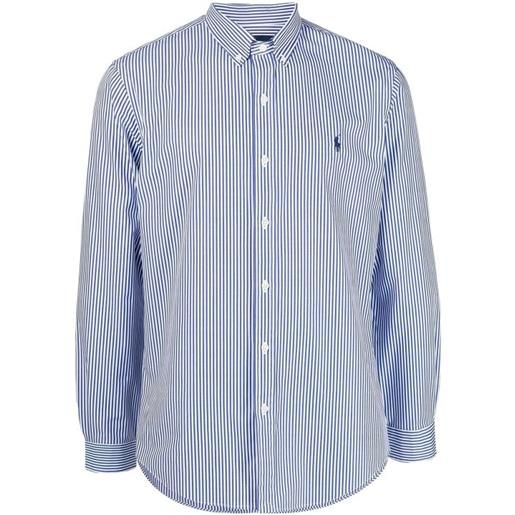 Polo Ralph Lauren camicia button down gessata