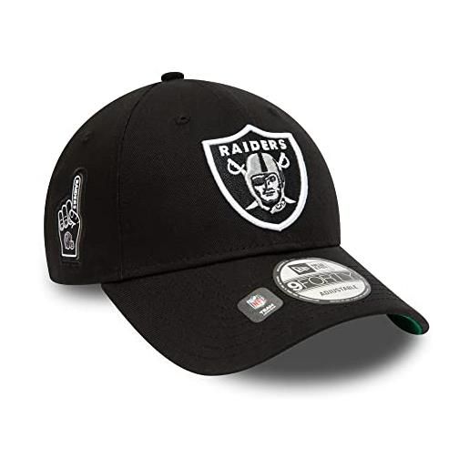 New Era las vegas raiders basecap nfl kappe cap verstellbar american football schwarz sidepatch - one-size