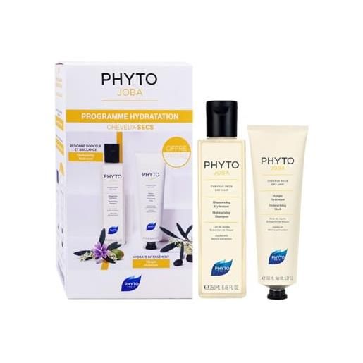 Phyto Phytojoba - shampoo 250ml + maschera 150ml per capelli secchi