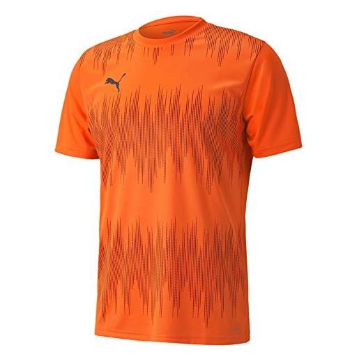 PUMA ftblnxt graphic shirt core - maglietta da uomo, uomo, t-shirt, 656830, ambalto arancione shocking, s