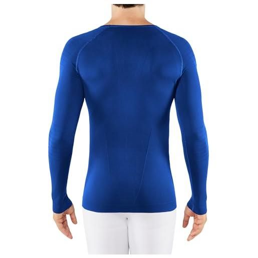 Falke - maglietta a maniche lunghe da uomo, con tecnologia close fit, in fibra funzionale, 1 pezzo, blu (cobalt 6712), taglia xxl