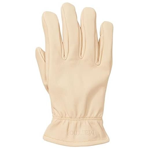 Marmot basic work glove lined leather gloves uomo, tan, xxl