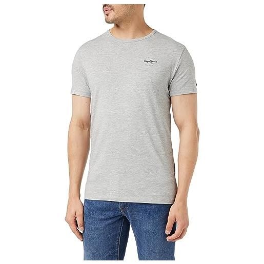 Pepe Jeans original basic 3 n, t-shirt uomo, grigio (grey marl), l