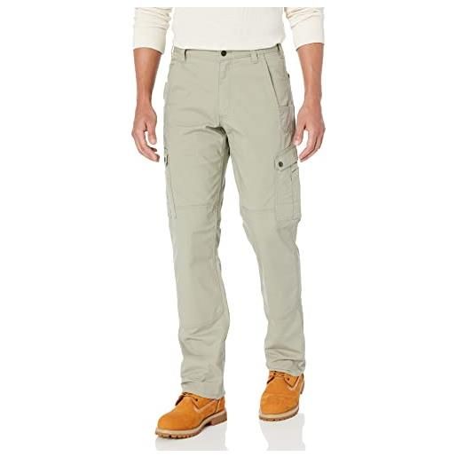 Carhartt rugged flex relaxed fit ripstop cargo work pant pantaloni utility, greige, 32w x 34l uomo