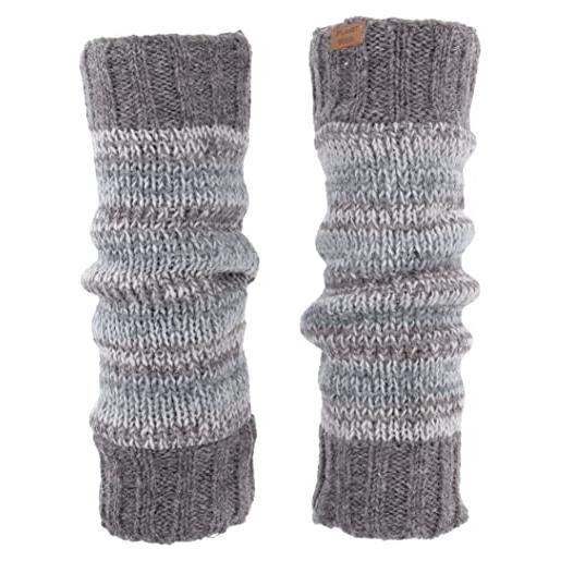 GURU SHOP scaldamuscoli in lana vergine tono su tono, uomo/donna, grigio, taglia: taglia unica, grigio. , taglia unica