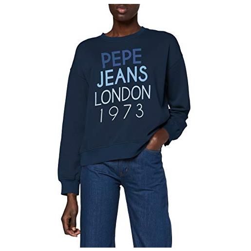 Pepe Jeans marta , maglione donna, blu 588, xs