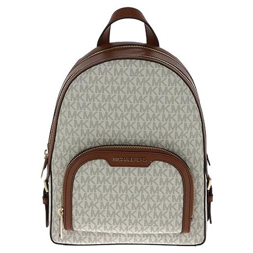 Michael Kors jaycee medium logo backpack, vaniglia, ns