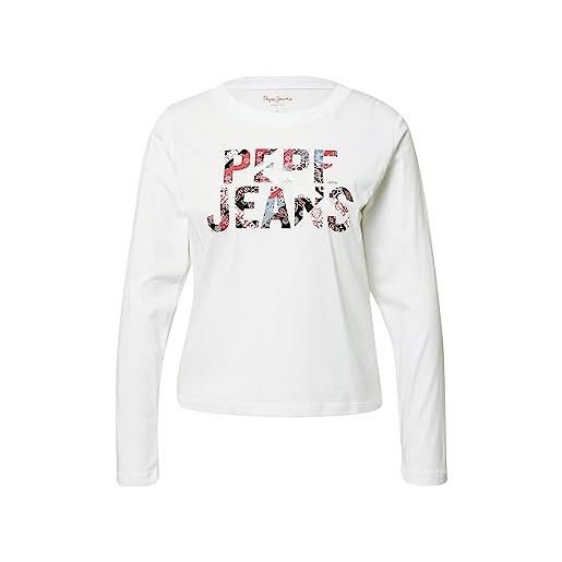 Pepe Jeans luna, maglietta donna, bianco (white), m