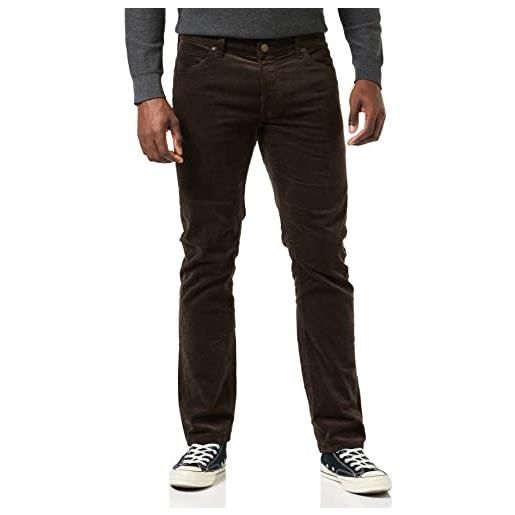 Lee daren l707 zip fly jeans dritto, umber, w31 / l34 uomini