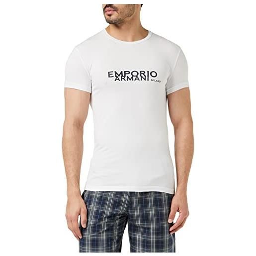 Emporio Armani t-shirt on-site edition, t-shirt uomo, bianco (white), m