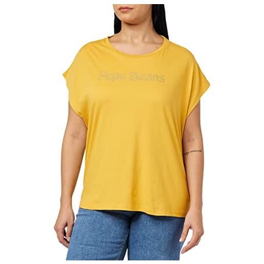 Pepe Jeans carli, t-shirt donna, giallo (colemans), l