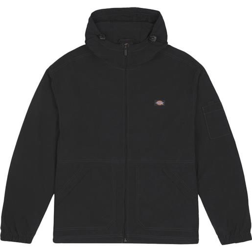 Dickies - giacca anti-vento - jackson black per uomo - taglia s, m, l, xl - nero